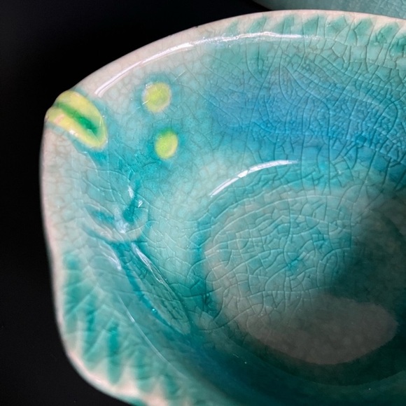 Japanese Pottery Dipping Saucers Combined Set of 3 - Picture 4 of 7